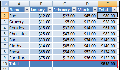 Excel 如何创建表格