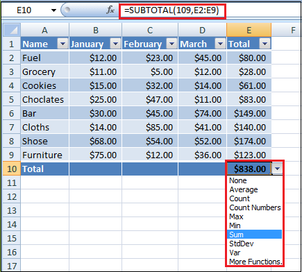 Excel 如何创建表格