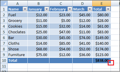 Excel 如何创建表格