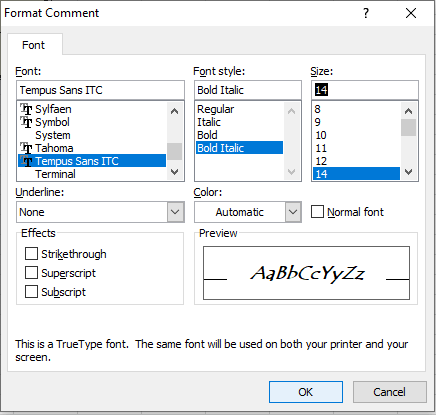 Excel 如何插入注释