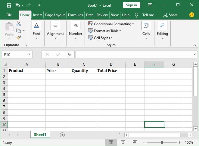 Excel 如何使用