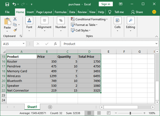 Excel 如何使用