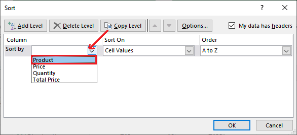 Excel 如何排序