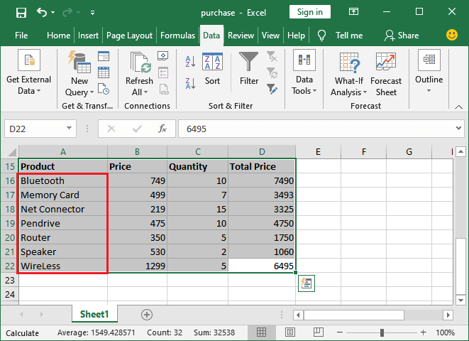 Excel 如何排序