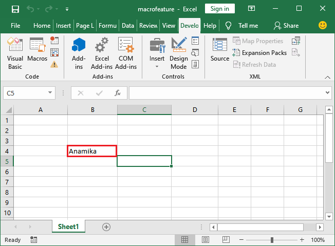 Excel 如何录制宏