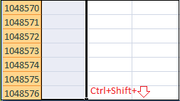 Excel 2007中有多少行和列