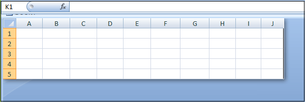 Excel 2007中有多少行和列