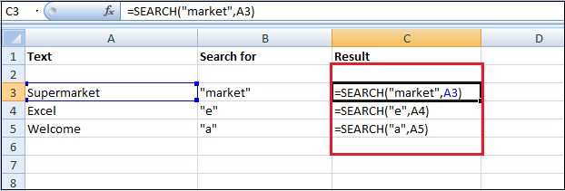 Excel 如何搜索