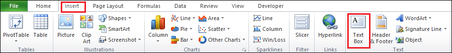 Excel 如何添加文本框