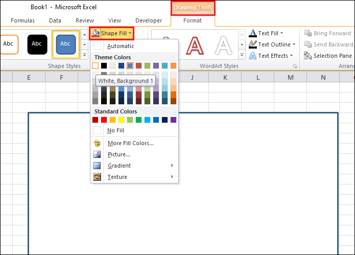 Excel 如何设置背景图片