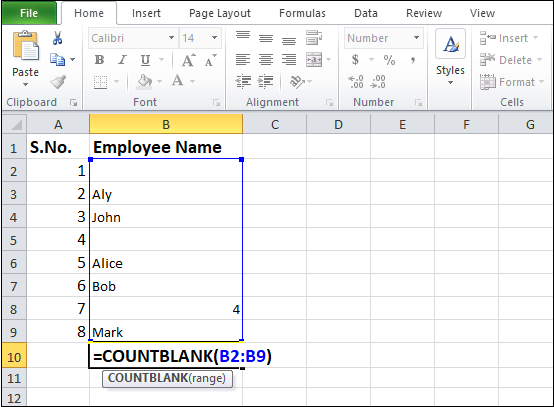 Excel 如何使用COUNTIF函数