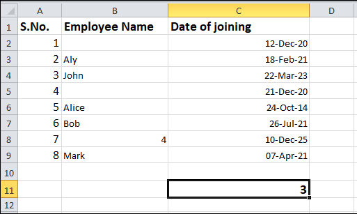 Excel 如何使用COUNTIF函数