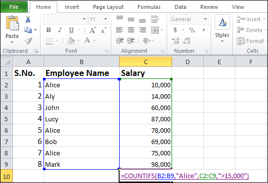 Excel 如何使用COUNTIF函数