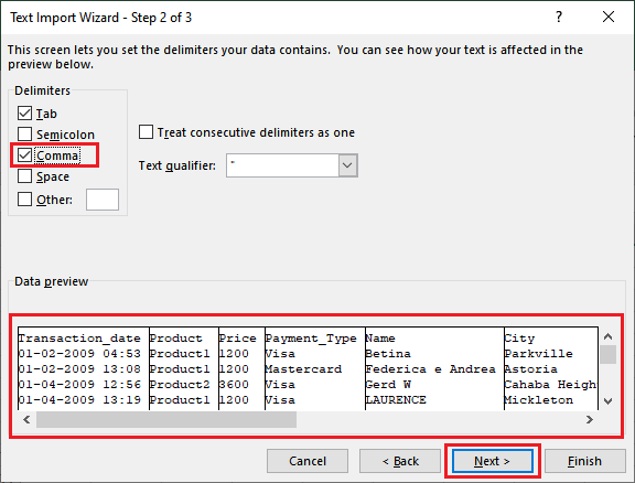 Excel 如何导入CSV文件的数据