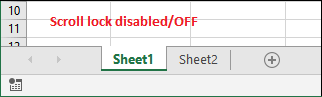 Excel 如何解锁滚动锁定