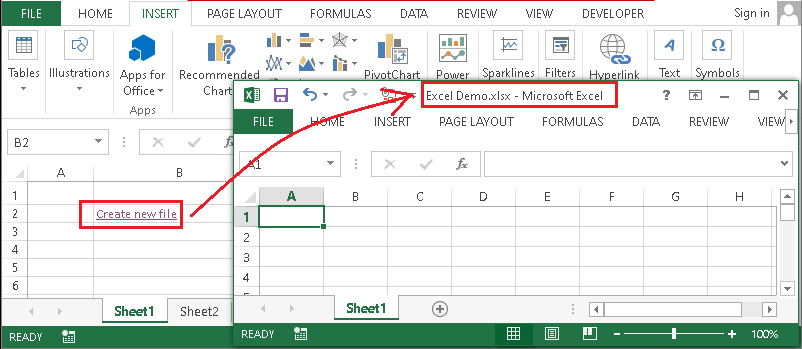 Excel 超链接