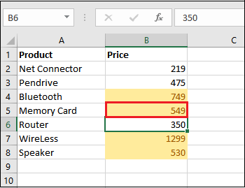 Excel 条件格式化