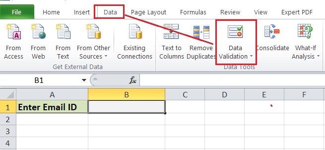 Excel 数据验证