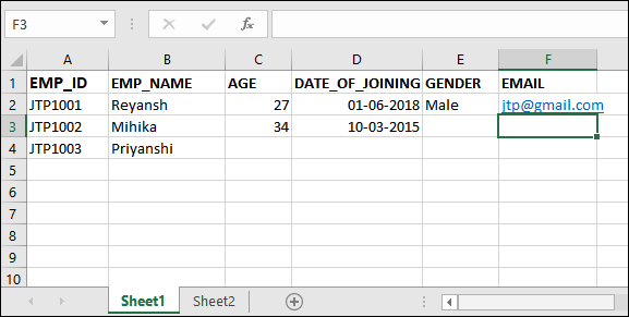 Excel 应用数据验证