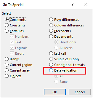 Excel 应用数据验证