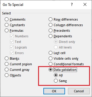 Excel 应用数据验证