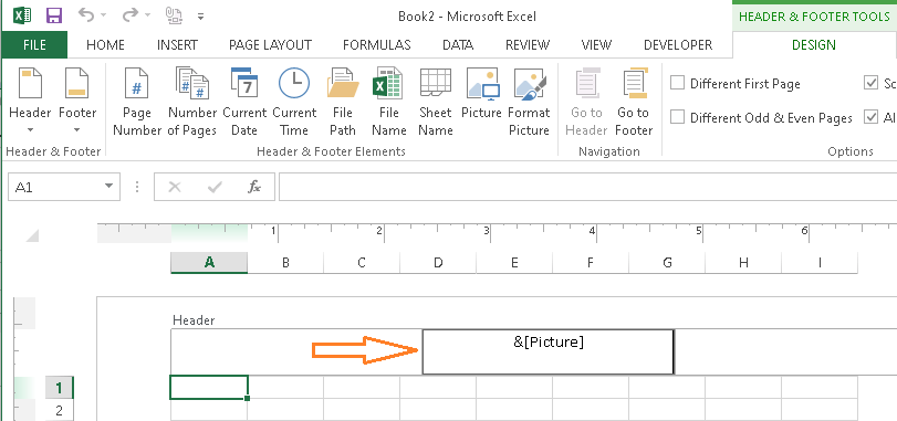 Excel 水印