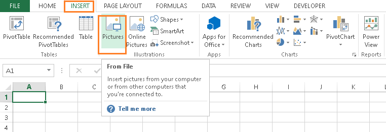 Excel 水印