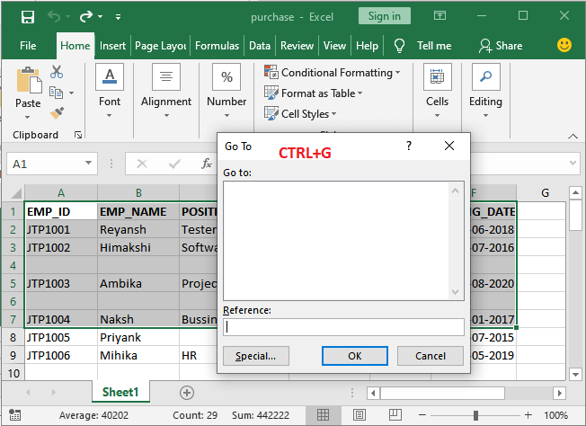 Excel 如何删除空行