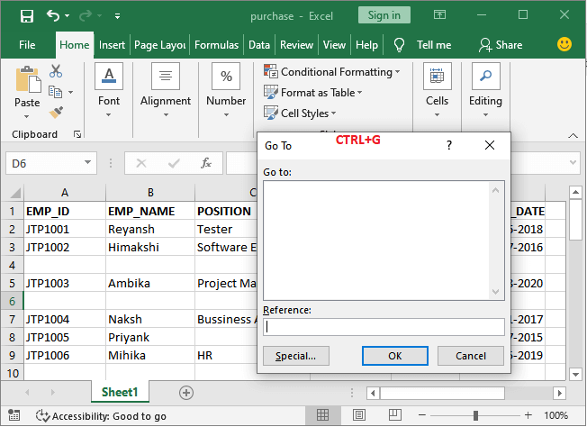 Excel 如何删除空行