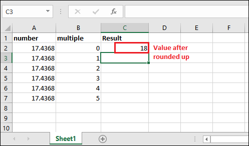 Excel 四舍五入公式