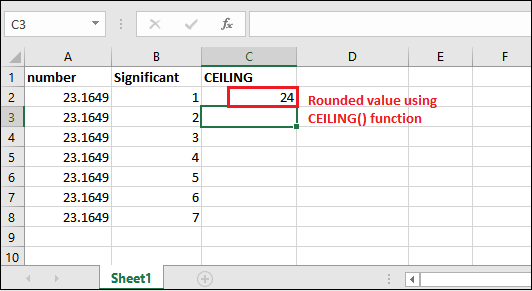 Excel 四舍五入公式