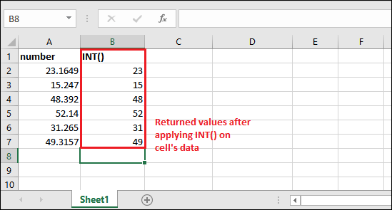 Excel 四舍五入公式