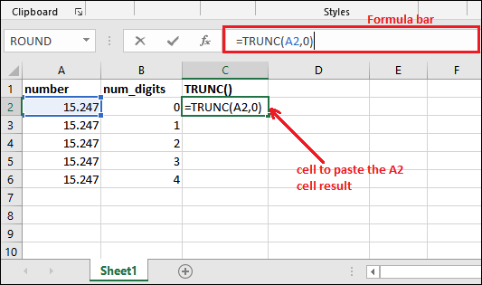 Excel 四舍五入公式