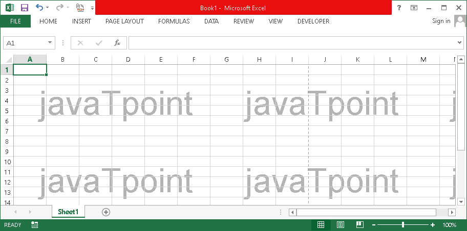 Excel 如何添加水印