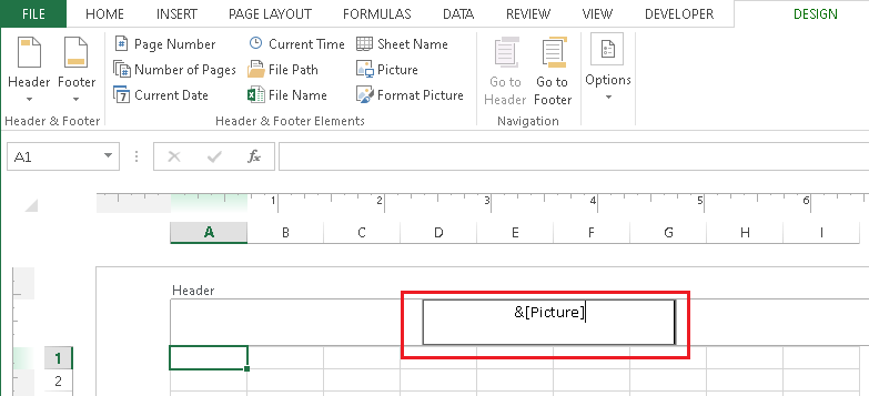 Excel 如何添加水印