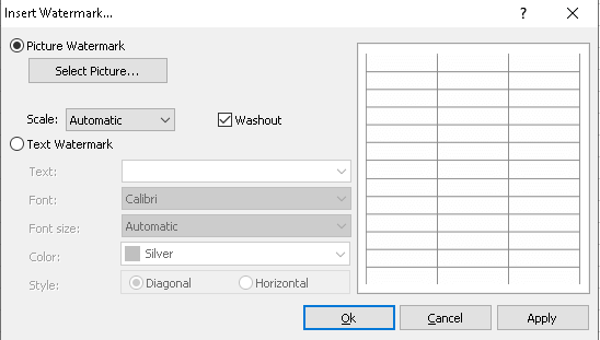 Excel 如何添加水印