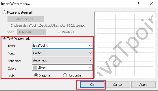 Excel 如何添加水印