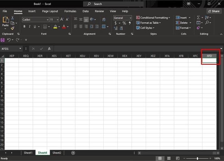 Excel 如何快速移动到列或行的末尾