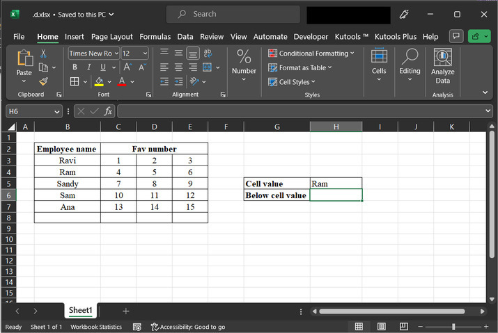 Excel 如何查找值并返回上方或下方的单元格