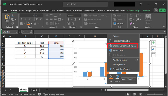 Excel 如何制作累积求和图表