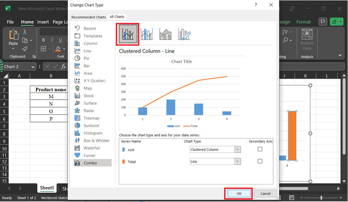 Excel 如何制作累积求和图表