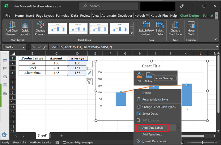 Excel 如何制作累积平均图