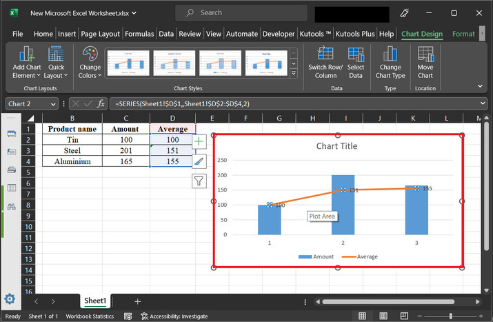 Excel 如何制作累积平均图