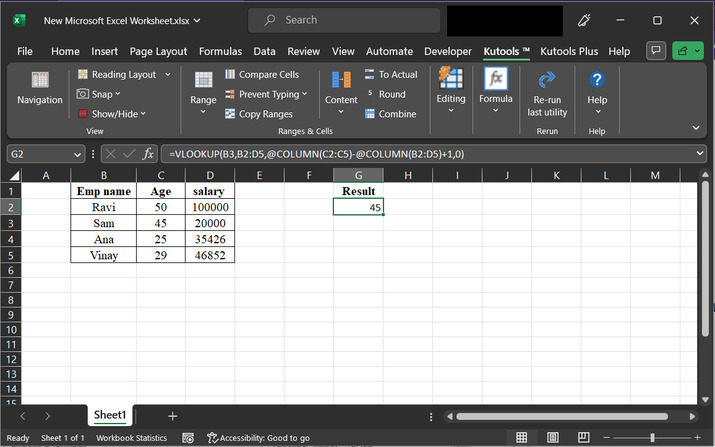 Excel 如何查找列表中的值