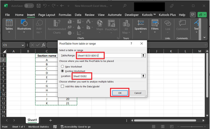Excel 如何在数据透视表中按范围进行分组