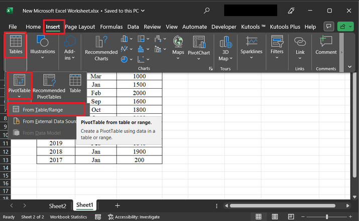 Excel 如何在数据透视表中按半年分组