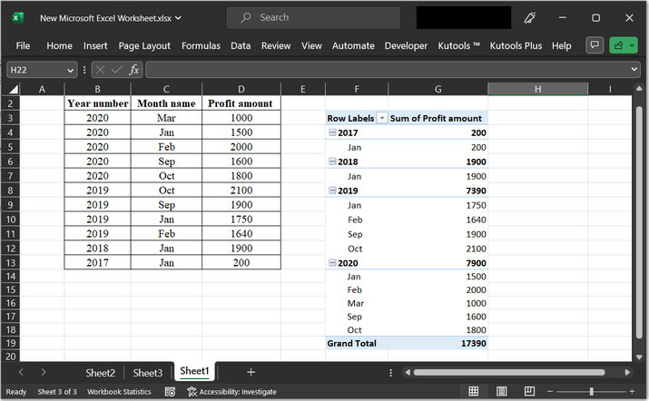 Excel 如何在数据透视表中按半年分组