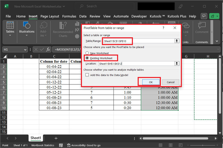 Excel 如何在数据透视表中将数据按半小时或15分钟分组