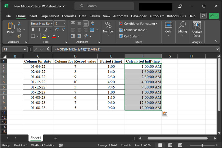 Excel 如何在数据透视表中按小时分组