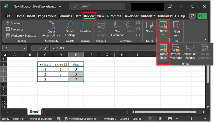 Excel 如何锁定和保护公式
